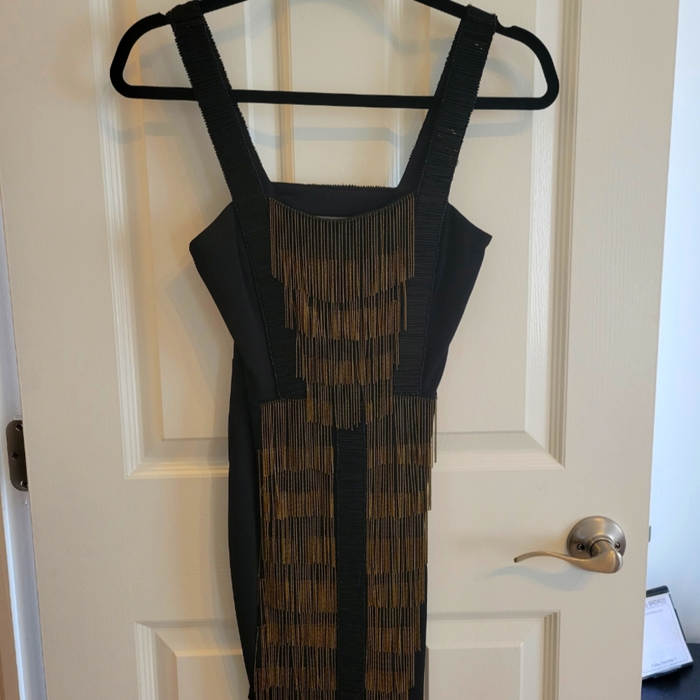 Bebe - beaded mini club dress